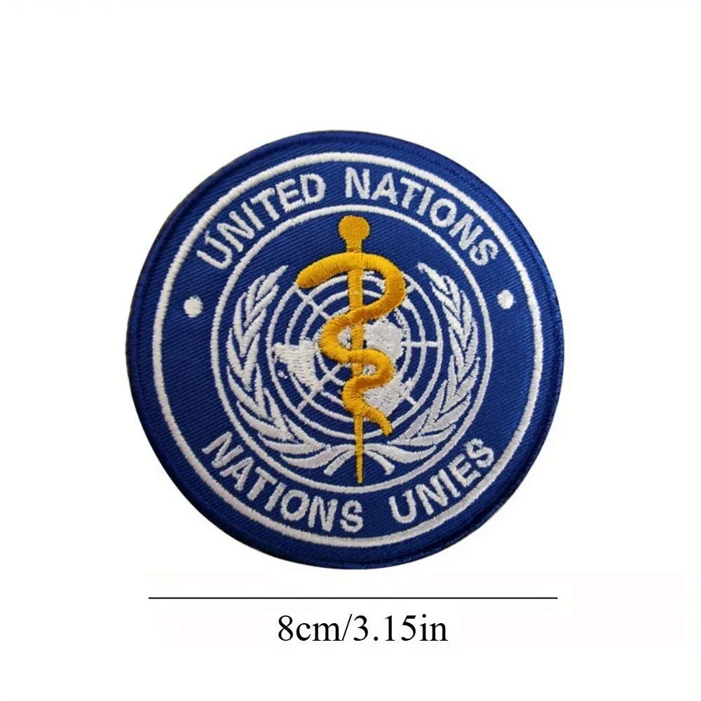 WHO Emblem Embroidered Patch for Collectors 4 WHO Emblem Embroidered Patch for Collectors - Image 4