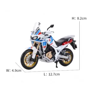 Honda Africa Twin Adventure 1:18 Die-Cast Motorcycle Model 7 S99d882d8f49445eebdcfe9021f8c62e8V