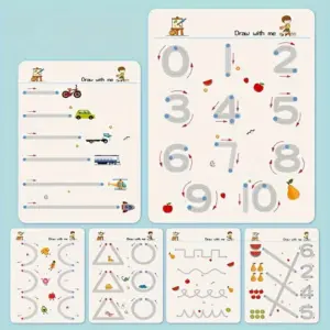 Reusable Children's Practice Notebook Set 10 S99ef5de551924337b35fb85783f1b492w