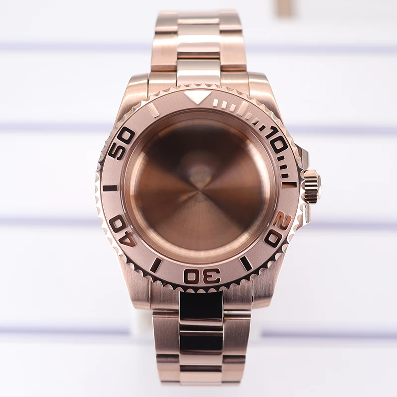 40mm Rose Gold Stainless Steel Watch Case Model RG4040 2 40mm Rose Gold Stainless Steel Watch Case Model RG4040 - Image 2