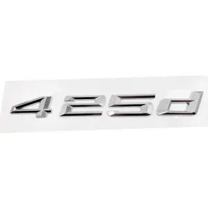 BMW 4 Series ABS Rear Trunk Badge Emblem 17 S99fbbb1beb604386a98c55be70e5df27E
