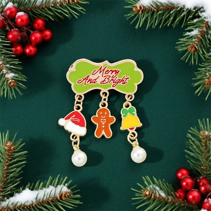 Festive Snowman Holiday Brooch for Women and Men 2 Festive Snowman Holiday Brooch for Women and Men - Image 2