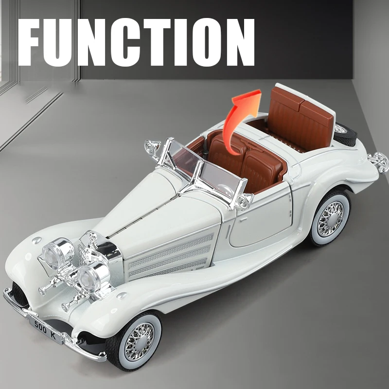 Pink Mercedes Benz 500K Diecast Model 5 Pink Mercedes Benz 500K Diecast Model - Image 5