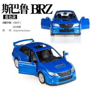 1:36 Subaru Impreza WRX STI Diecast Model 13 S9a311c6099584f40aaac3864245623c1e