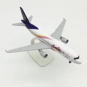 Thailand Airlines Airbus A320 Model, 20cm Alloy Collection 9 S9a329e46aff44911809a324b7635066ea