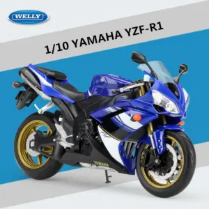 Yamaha YZF-R1 1:10 Diecast Motorcycle Model 14 S9a5b79c17c22439ebb1066dd6831260dM