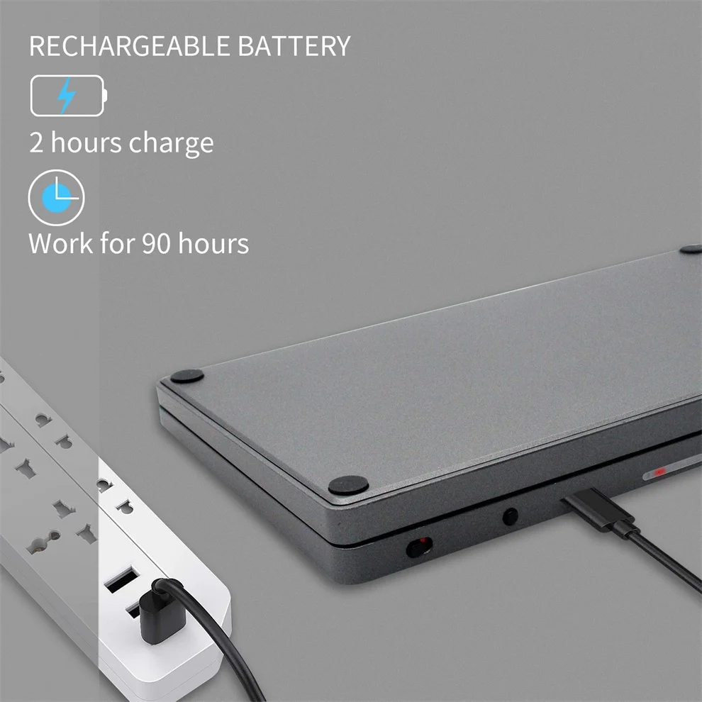 Foldable Wireless Bluetooth Keyboard for Travel 2 Foldable Wireless Bluetooth Keyboard for Travel - Image 2