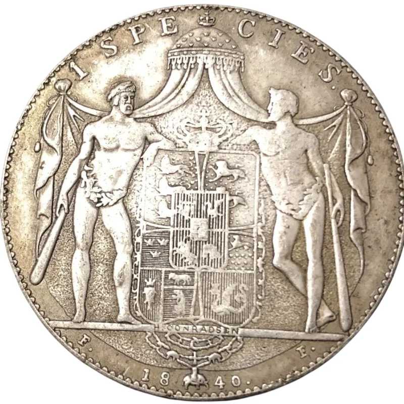 Vintage 1840 Denmark 1 Speciedaler Replica Coin 1 Vintage 1840 Denmark 1 Speciedaler Replica Coin