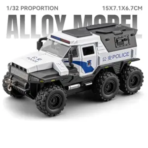 1:32 Scale Conqueror Police Car Model 14 S9aa9d966028041c7a6884826ddc16d33j