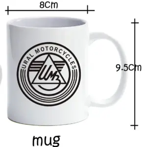 Ural Motorcycle Enamel Mug 300ml Black Logo 5 S9ad0af6cb4804cf19560914f11da8ee7e