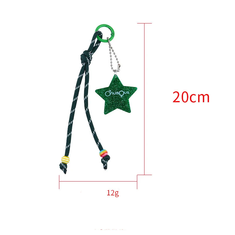 Colorful Glitter Star Keychain in Zinc Alloy 4 Colorful Glitter Star Keychain in Zinc Alloy - Image 4