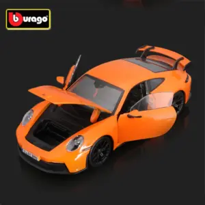 Porsche 911 GT3 RS 1:24 Die-Cast Model in Orange & Blue 8 S9b0e9483e08c4708995d1a7cc348b37dF