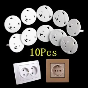 Bear-Shaped Socket Covers Set of 10 13 S9b1d021e59c846f794fa646c5bae4daaS