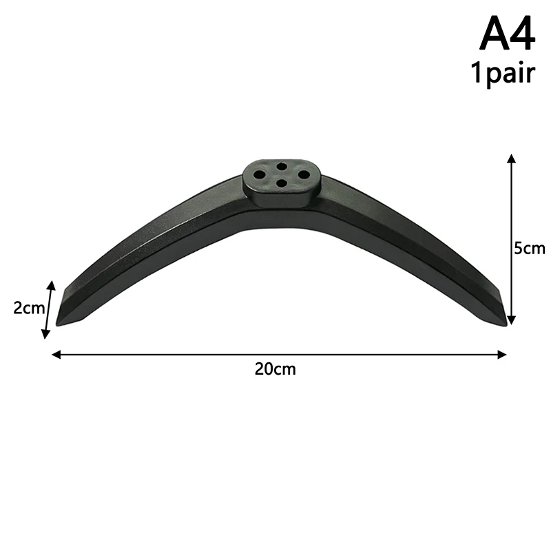 Black TV Stand Legs for Modern Setup 8 Black TV Stand Legs for Modern Setup - Image 8