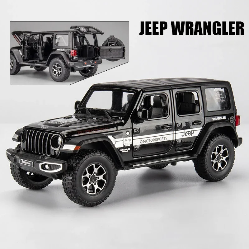 1:22 Scale Diecast Jeep Wrangler Rubicon Model 7 1:22 Scale Diecast Jeep Wrangler Rubicon Model - Image 7