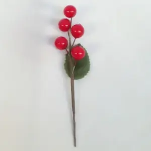 Festive Artificial Berry Decor Set (12mm, 6pcs) 17 S9b406fc9ff4e4b70b453279e495c01feo
