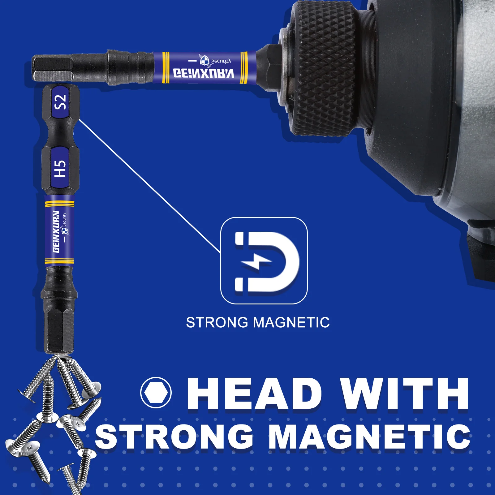 Impact-Resistant Hex Bits Set 1.5mm-8.0mm 3 Impact-Resistant Hex Bits Set 1.5mm-8.0mm - Image 3