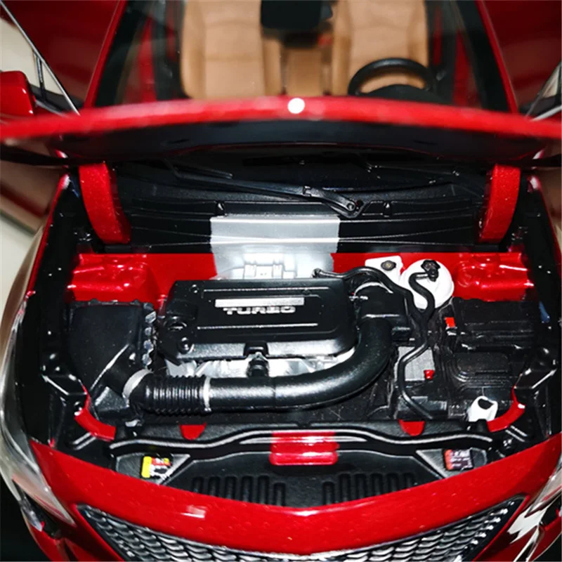 Red Cadillac XT4 1:18 Scale Diecast Model 6 Red Cadillac XT4 1:18 Scale Diecast Model - Image 6