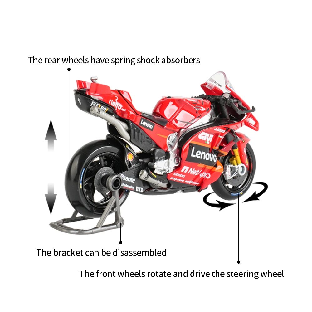 2023 Ducati Lenovo Motorcycle Model 1:18 Scale 4 2023 Ducati Lenovo Motorcycle Model 1:18 Scale - Image 4