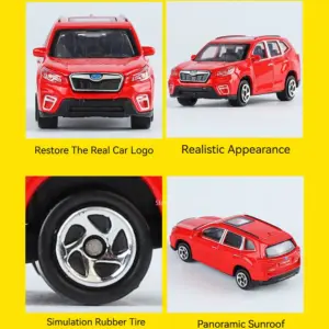 Subaru Forester 1:64 Diecast Model Black 11 S9b8cd0342a5c479e8311380b89dd3c994