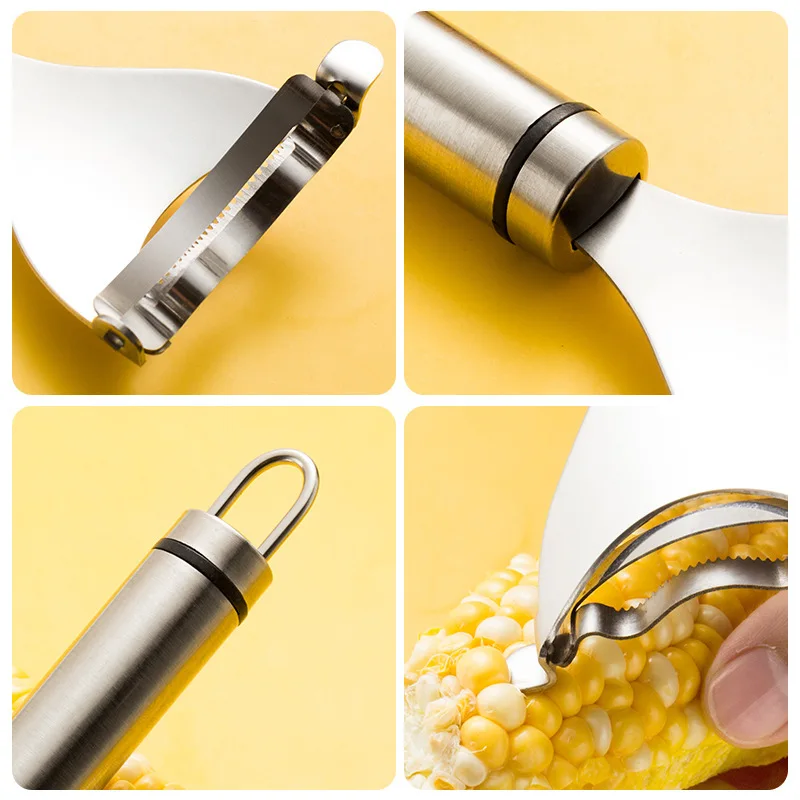Stainless Steel Corn Peeler Tool 5 Stainless Steel Corn Peeler Tool - Image 5