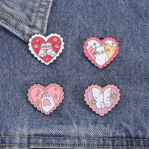 Cute Cat Love Brooch Set for Fashion 14 S9bb54d79ec984223937e355340b821787