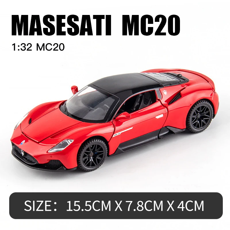 1:32 Maserati MC20 Diecast Model in Blue 9 1:32 Maserati MC20 Diecast Model in Blue - Image 9