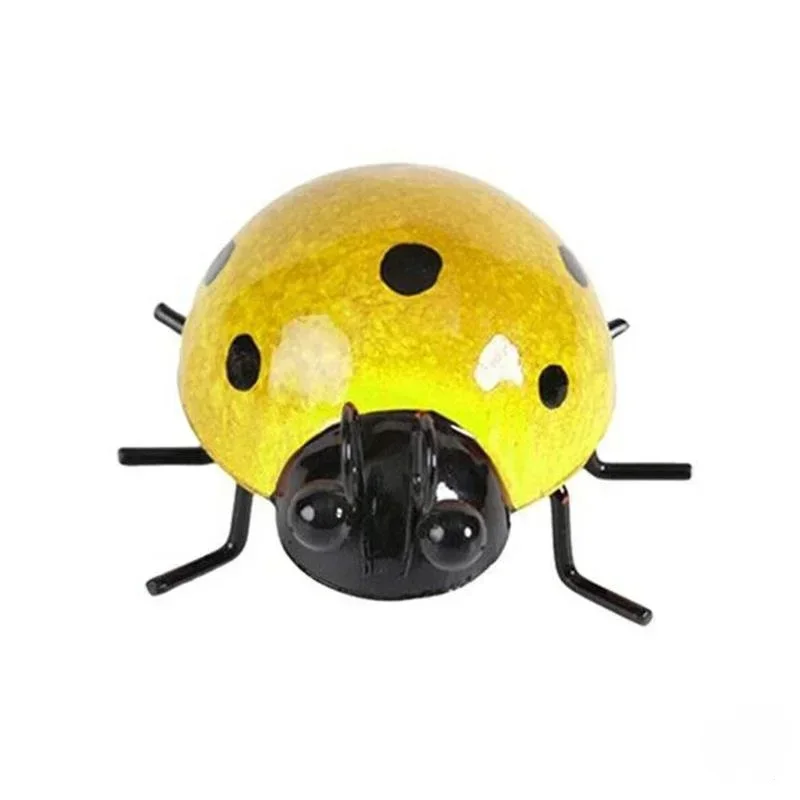 Colorful Metal Ladybug Garden Sculptures Set 8 Colorful Metal Ladybug Garden Sculptures Set - Image 8