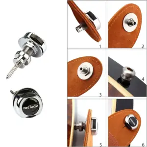 Heavy-Duty Zinc Alloy Guitar Strap Locks Set 9 S9bef609a2c274f16b0bea49de508c1e8P