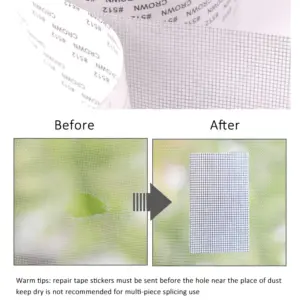 Self-Adhesive Fiberglass Mesh Screen Repair Tape 11 S9c50894833994ad7bdfe8ed126f64805I