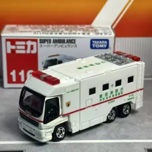 Takara Tomy Tomica Super Ambulance Model 1:64 Scale 10 S9c562767645c4a0db76a026cdd11e70dA