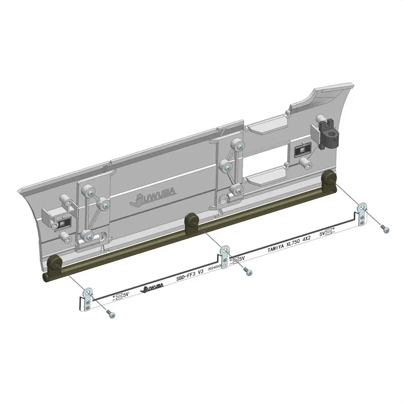1:14 Scale LED Side Skirt Lights for Tamiya FH16XL 750 4 1:14 Scale LED Side Skirt Lights for Tamiya FH16XL 750 - Image 4