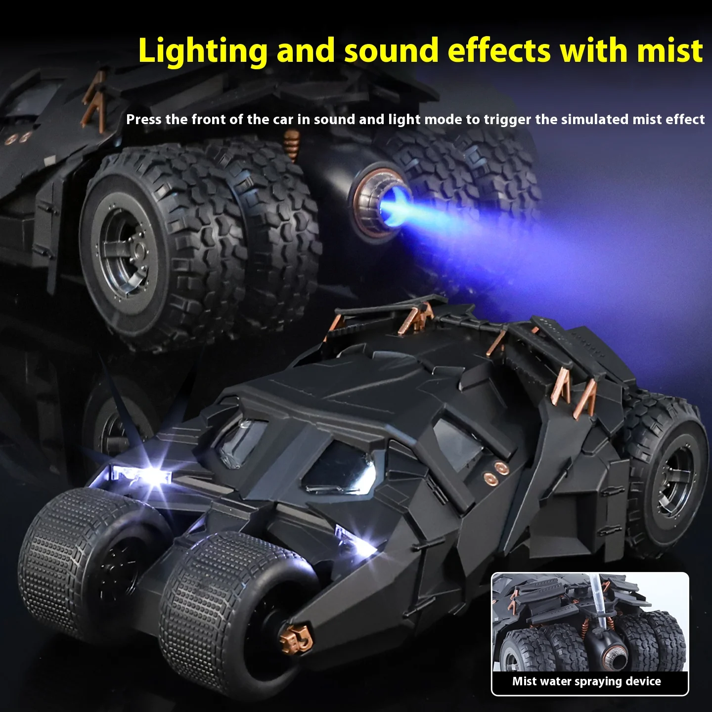 Dark Knight Batmobile 1:24 Alloy Model 2 Dark Knight Batmobile 1:24 Alloy Model - Image 2