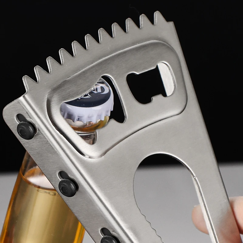 Stainless Steel Multi-Function Bottle Opener 3 Stainless Steel Multi-Function Bottle Opener - Image 3