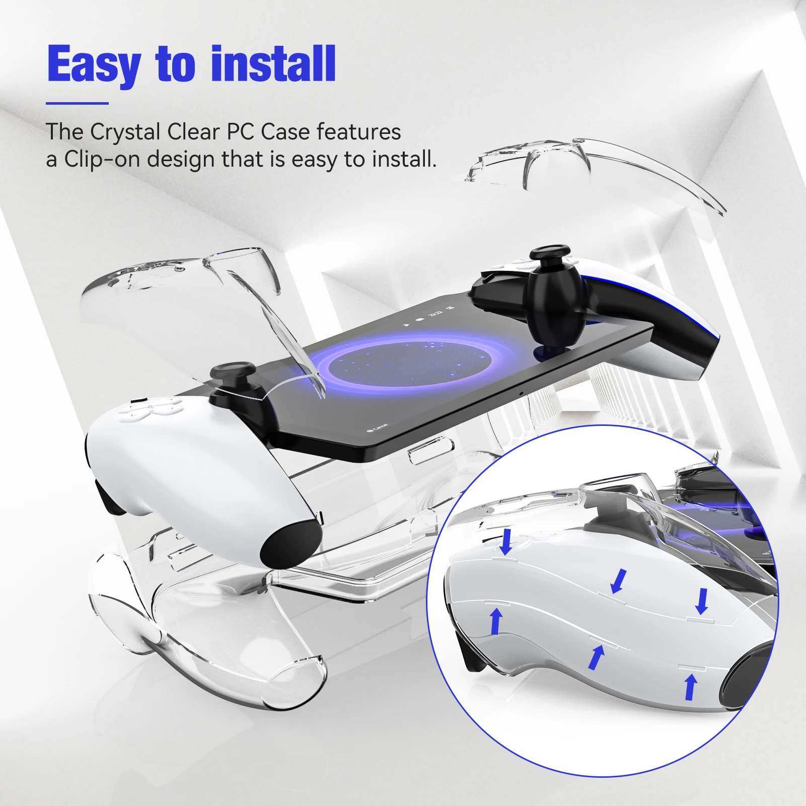 Transparent Protective Case for PS5 Portal 4 Transparent Protective Case for PS5 Portal - Image 4