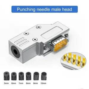 Industrial Mini DB9 Metal Shell Connector for RS232 18 S9cab8172f95040c1a2e92afd421f49c2k