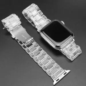 Transparent Resin Band for Apple Watch Models 15 S9cb4d40c5c0f40da917ea155a3cebabbY