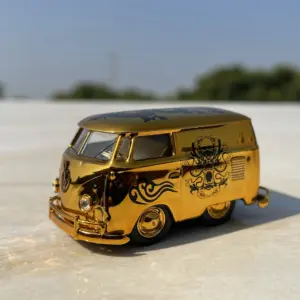 Gold Volkswagen T1 Van Model 1:64 Scale Collection 11 S9cb9b0db8ae74159a5e2da0382b1bd91M