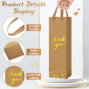 Elegant Kraft Gift Bags with Handles 10 S9ce180c6cf274157a47fe7e8f0508ee2p