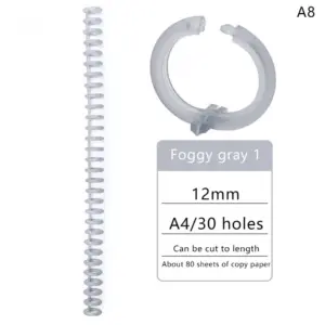 Vibrant Plastic Loose-Leaf Binding Rings Set 18 S9d0a11aa3be7469492a1afc66fd18441j