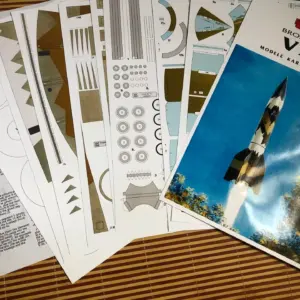 German Missile DIY Paper Model Kit 10 S9d288b47256b4d8fa020fa934963ae2et