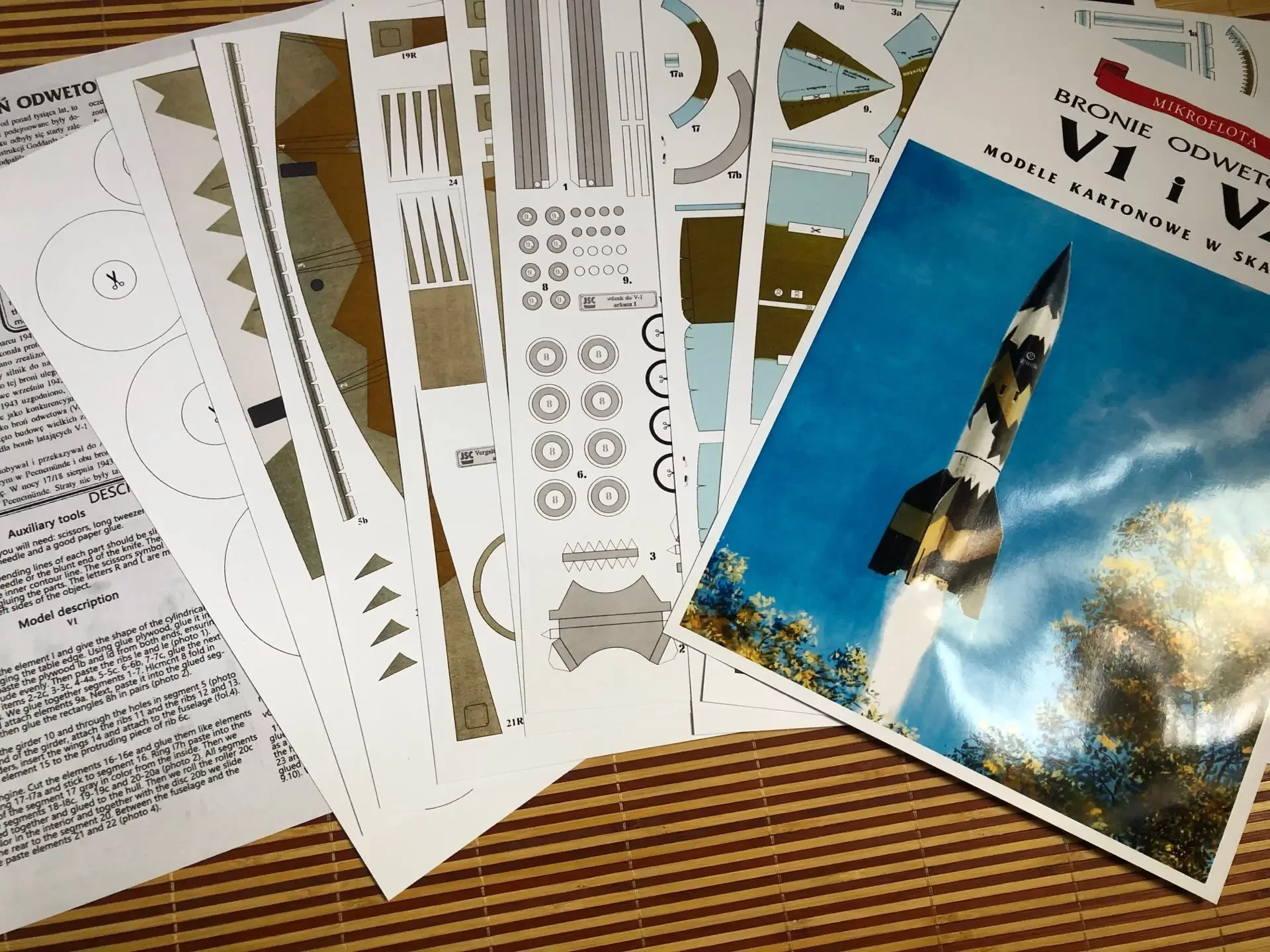 German Missile DIY Paper Model Kit 5 German Missile DIY Paper Model Kit - Image 5