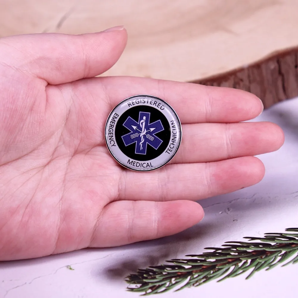 Medical Enamel Brooch Pin for Emergency Professionals 3 Medical Enamel Brooch Pin for Emergency Professionals - Image 3