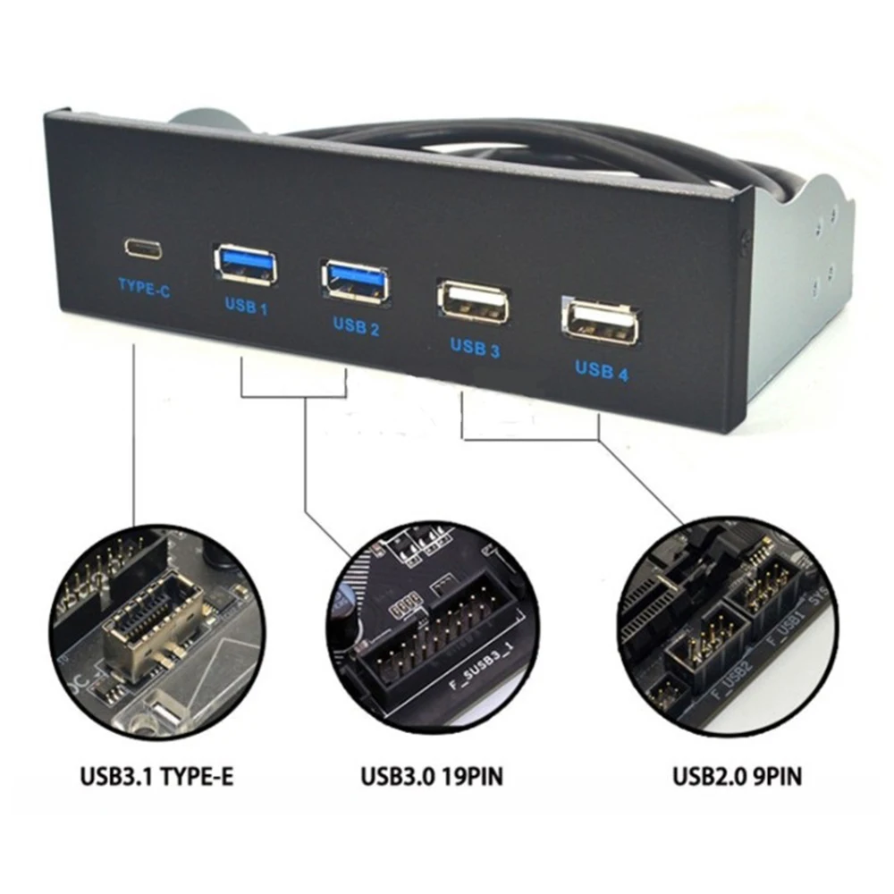 USB 3.1 Gen2 Front Panel Hub for PCs 5 USB 3.1 Gen2 Front Panel Hub for PCs - Image 5