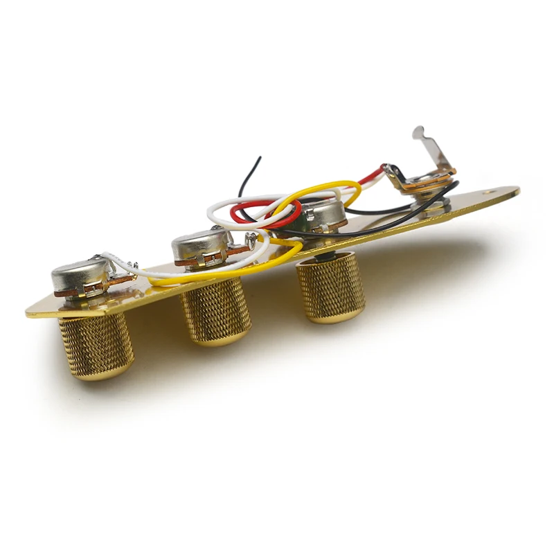 Electric Bass Control Plate with Knobs 3 Electric Bass Control Plate with Knobs - Image 3