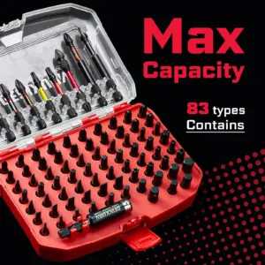 83-Piece Professional Driver Bit Set with Magnetic Tips 12 S9d680e8a81224cf69612e2af40ccb6e1l