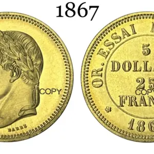 French 1867 Vintage Replica Gold Item 10 S9d7399a22251471683b50aacf34f572eE