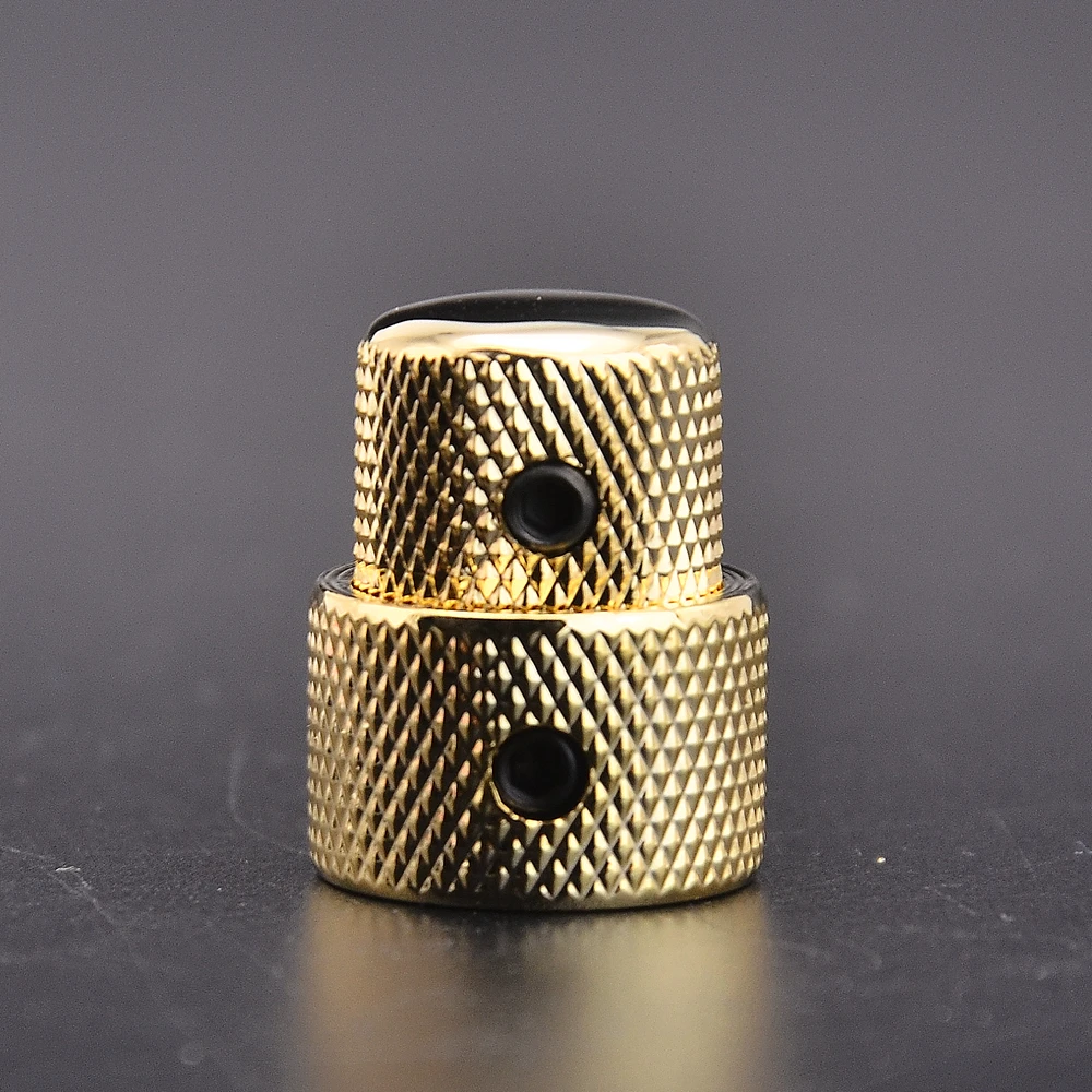Dual Metal Control Knobs for Guitar and Bass 7 Dual Metal Control Knobs for Guitar and Bass - Image 7