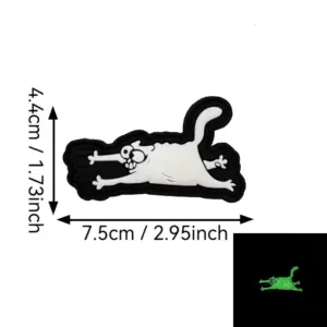 Vibrant Cartoon Cat Patch with 3D Embroidery 14 S9d873d98ceca49229a92443fb466d6c3R