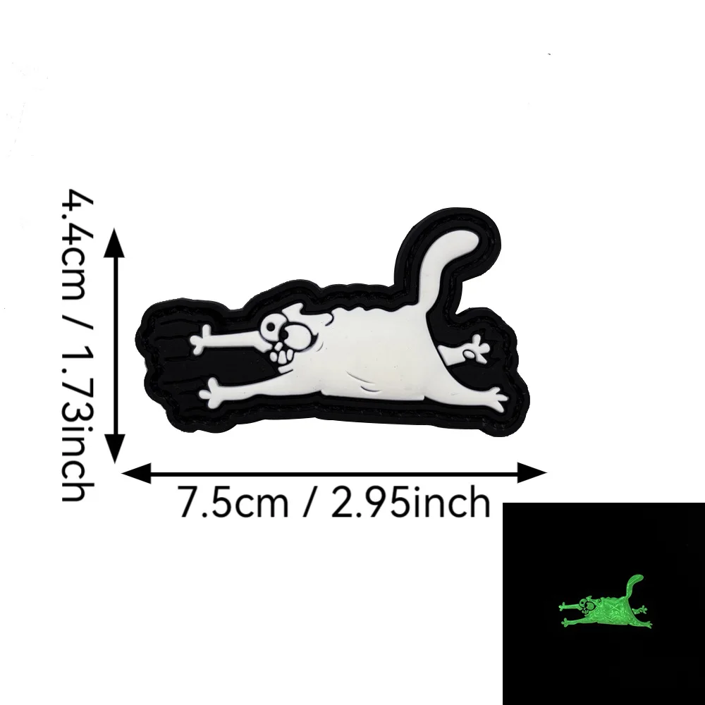 Vibrant Cartoon Cat Patch with 3D Embroidery 6 Vibrant Cartoon Cat Patch with 3D Embroidery - Image 6